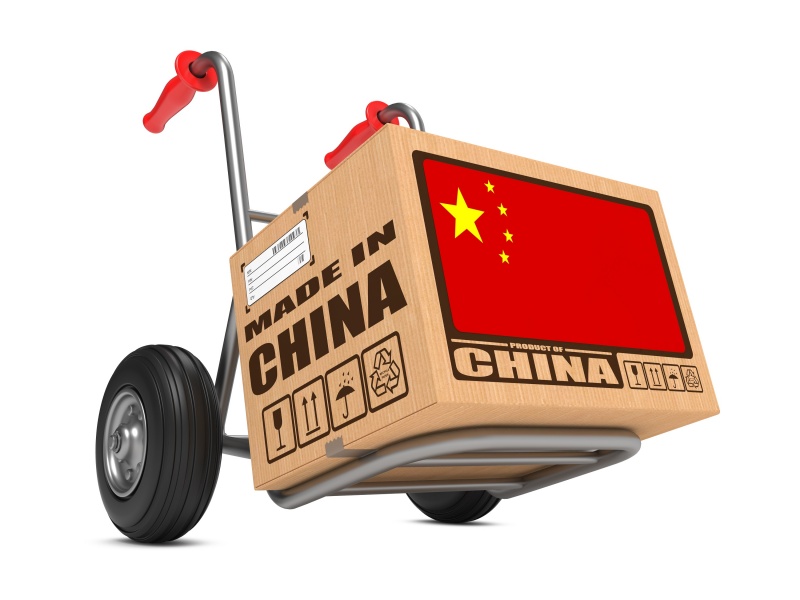 doos op steekwagen China