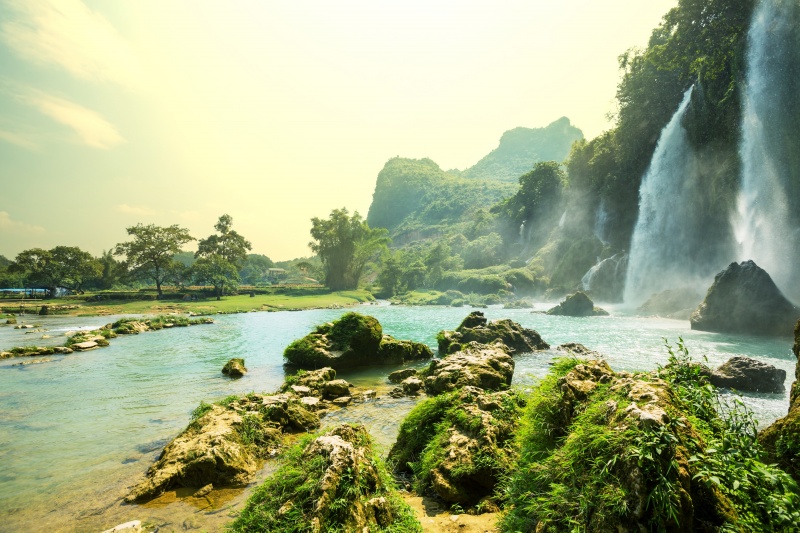 waterval in Vietnam