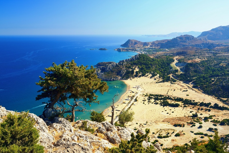 Strand in Rhodos