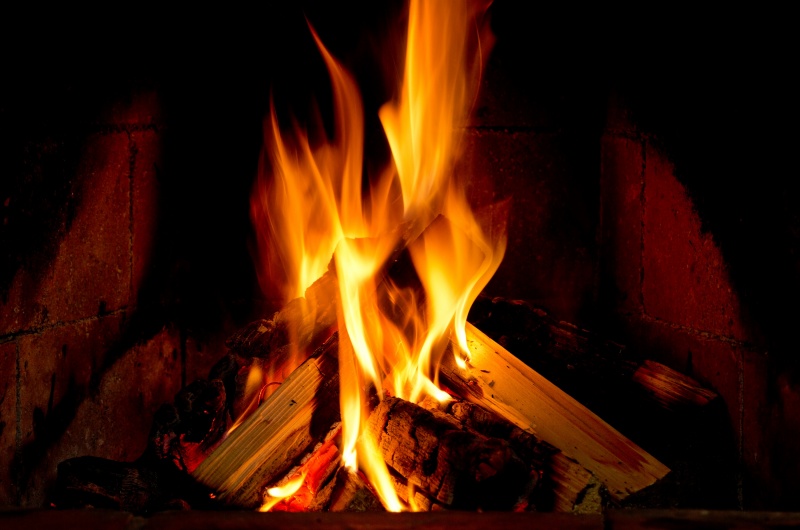 vuur van hout