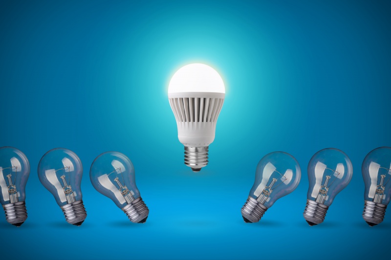 Geld besparen door led lampen te nemen