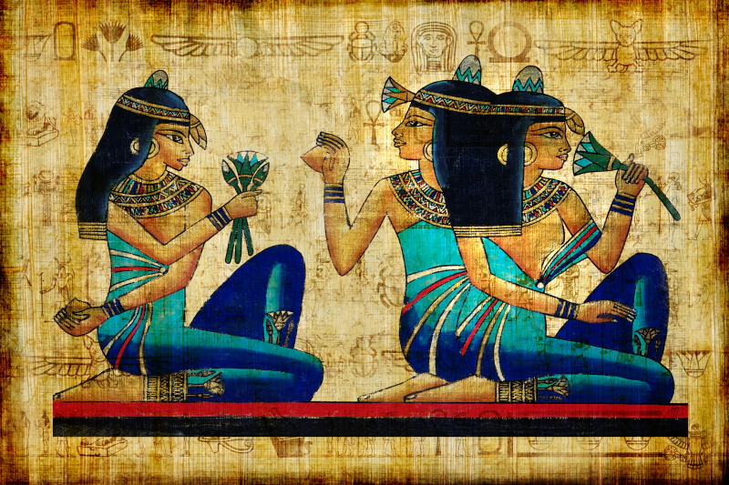 Maat de egyptische godin van harmonie en schoonheid 