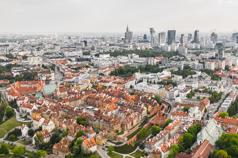 Warschau Historie en moderniteit in één