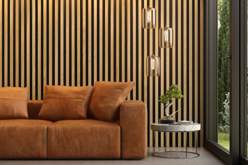 Sfeervol wonen met een lattenwand