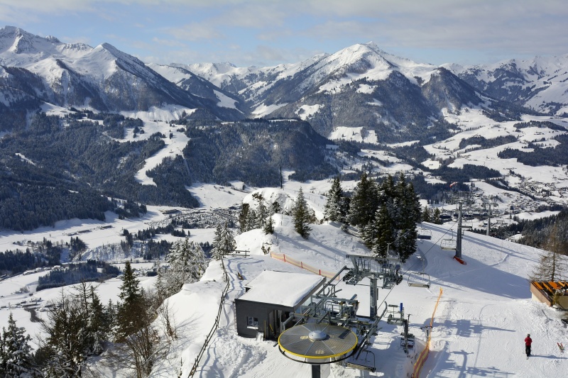 Ski piste Oostenrijk