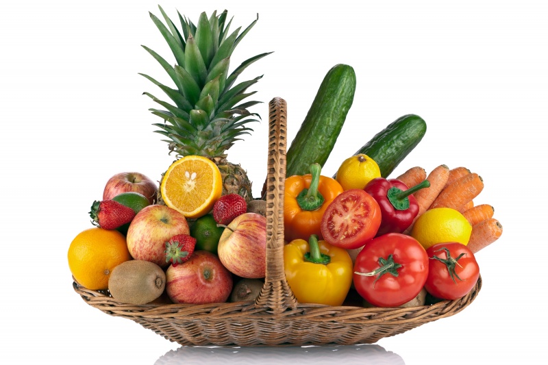 Gezonde snacks groente en fruit
